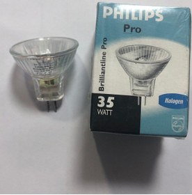 Resim 5 Adet Phılıps 12v 35w Mr 11 Halojen Çanak Çap:35mm 