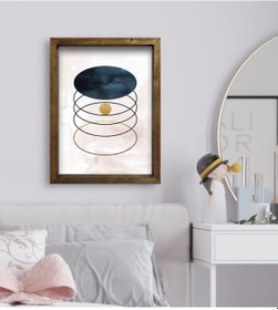 Resim Bk Gift Yatak Odası Konseptli Doğal Masif Ahşap Çerçeveli Tablo-6 (551113121) 