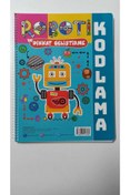 Resim Pembe Patikler Okul Öncesi Beyinsel Gelişim Aktiviteleri+ Robotik Kodlama Tek Kitap 