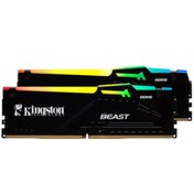 Resim ONTECH - 16 Gb (2x8gb) Ddr5 5600mhz Kıngston Beast Rgb Cl36 Dt Kf556c36bbeak2\u002F16tr 