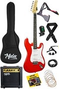 Resim Midex AGE-80RD Amfili Full Elektro Gitar Seti 4/4 Yetişkin 39" Red 