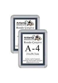 Resim Tak Çıkar Rondo Çerçeve A4 21x30 Cm 2 Adet Açılır Kapanır Çerçeve Aç Kapa Çerçeve A4 Afiş Çercevesi 