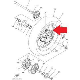 Resim Yamaha Xt1200 S.Tenere Arka Jant Teli 23P-25304-00 