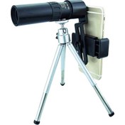 Resim 4k 10-300x40mm Süper Telefoto Zoom Kamp İçin Monoküler Teleskop, Telefon Klibi İle Yüksek Tanımlı Teleskop, Tripod 