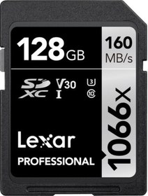 Resim Lexar Professional 1066X LSD1066128G-BNNNG 128 GB SDXC UHS-I V30 U3 Hafıza Kartı 