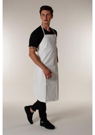 Resim Beyaz Muşamba Mutfak Bulaşık Önlüğü Pvc 