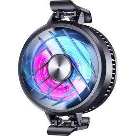 Resim Forzacase FC588 5000 Rpm Kablolu Işıklı Cep Telefonu Soğutucu Isı Önleyici Fan 