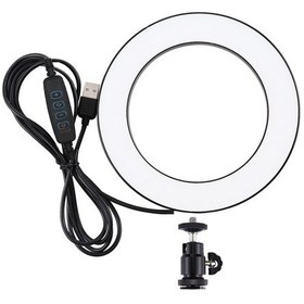 Resim Monyee 6.2 İnç Led Çember Işığı - Canlı Yayın, Fotoğrafçılık Ve Selfie İçin Sürekli Parlaklık Ayarlamalı, 3 Işık Modu İle Güzellik Işığı 