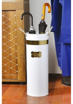 ALESS METAL TASARIM ŞEMSİYELİK SİYAH Siyah