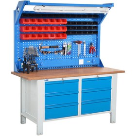 Resim starçelik Atölye Çalışma Tezgahı (1600x720x830-930/1844 mm) 