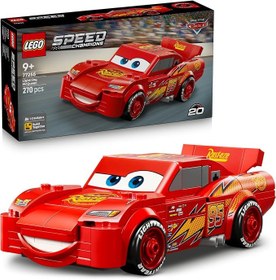 Resim LEGO Speed Champions | Şimşek McQueen 77255 - 9 Yaş ve Üzeri Çocuklar için 'Lightyear' Baskılı Lastikler ve Ünlü Far Çıkartmaları İçeren Oyuncak Yapım Seti, Yaratıcı Hediye Fikri (270 Parça) 