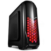 Resim Everest Rampage Armego Siyah 2-12cm Fan Red Led Fa Bilgisayar Kasası 