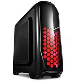 Resim Everest Rampage Armego Siyah 2-12cm Fan Red Led Fa Bilgisayar Kasası 