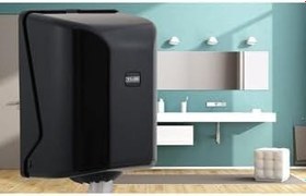 Resim Og1b Içten Çekmeli Kağıt Havlu Dispenseri Aparatı Siyah 