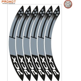 Resim Rebon Moto Design Motosiklet Jant Şeridi Honda Pcx Uyumlu 19 