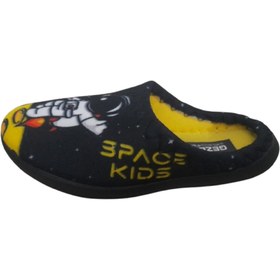 Resim GEZER Erkek Çocuk Siyah-Sarı Astronot Figürlü Ev İçi Terlik gzrtr951035 