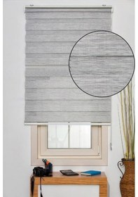 Resim Zebra Stor Perde Bambu Gri 150X200 Cm 