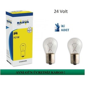 Resim P21W Narva 17643 24V 21W 93 Ampul 2 Adet 