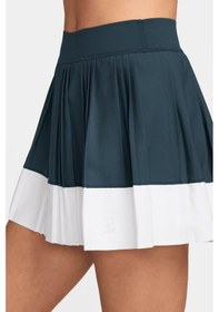 Resim Nike Cout Dri-fit Advantage Tenis Skirt İç Cepli Pileli Kadın Tenis Eteği Lacivert 