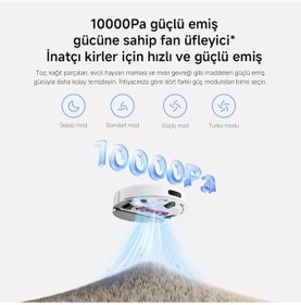 Resim Xiaomi Robot Vacuum H40 Akıllı Robot Süpürge + Mop 10000pa (Xiaomi Türkiye Garantili) 
