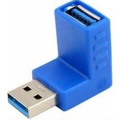 Resim 5018 USB 3.0 Dirsek 90 Derece Bağlantı Çevirici Dönüştürücü 