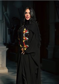 Resim Crystalia Daisy Abaya Siyah 