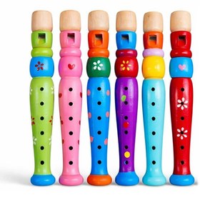 Resim Epilons Ahşap Renkli Flüt Küçük Alk4391 