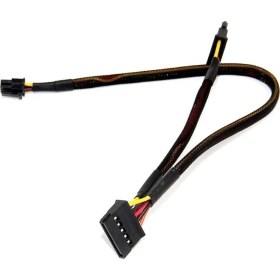 Resim YKA Dell Vostro-Optiplex Mini 6 Pin To 2xsata Power Kablo 