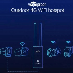 Resim Quartzite Açık 4g Wifi Yönlendirici 150MBPS Kablosuz Wifi Yönlendirici Hızlı Çift Harici Anten Yuvası Eu Fiş (Yurt Dışından) 