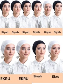 Resim İSTANBULSTYLEMODA Düz Dikişsiz Penye Bone 