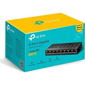 Resim TP-Link LS1008G 8 Port 10/100/1000 Mbps Masaüstü Switch 