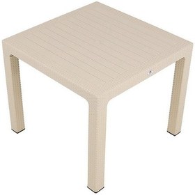 Resim Luna 90x90 Elit Rattan Masa Çölbeji Çöl beji 