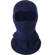 Resim Butu Motosiklet Bisikleti Bisiklet Kayak İçin Rüzgar Geçirmez Termal Balaclava Yüz Maskesi Boyun Isıtıcı - Lacivert 