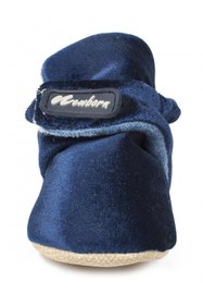 Resim Newborn NHW1010 Bebek Lacivert Kadife Panduf 