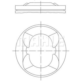 Resim Mahle Pıston Segman 0.50mm 77.50mm Bmw N13 B16 F20 F30 Mını N18 R55 R56 R58 R59 R60 Pe IS00-MAHLE 081PI00110002 