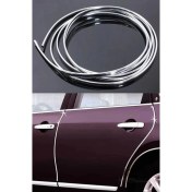 Resim Tiger Marketing 5 mm 3D Dekoratif Krom Nikelaj Şerit Çıta Panjur Şerit 5 Metre 