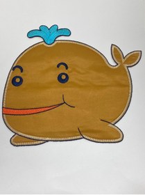 Resim karantuhafiye Bebek Battaniye Aplikesi / Bebek ve Çocuk Aplikesi / Büyük Boy Balık 