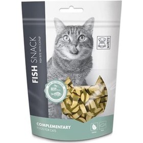 Resim M-Pets Fish Bite With Catnip Balıklı Kedi Ödül Maması 80 G 