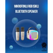 Resim Techno Stock Bluetooth, Usb Ve Aux Girişli Çok Fonksiyonlu Karaoke Hoparlör 