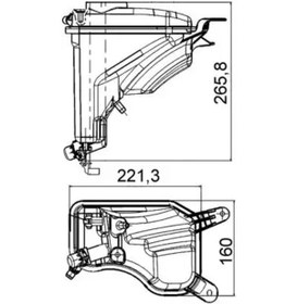 Resim Bmw 118i E87 Yedek Su Deposu 2007-2011 N43b20a Mahle Crt207000s 