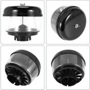 Resim Skyeyyt 3 Inç 77MM Su Tuzağı Şnorkel Kafası Ön Temiz Hava Akışı Araç Şnorkel Kafası Şnorkel Ram Kum Bardağı Toyota Nissans (Yurt Dışından) 