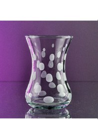 Resim Decocia S03 Çay Bardağı Hotpoint Desenli 135 CC 6 Adet 