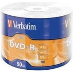 Resim Verbatim 69700 Dvd-R 50 Silver 16X 4.7Gb 