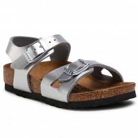 Resim birkenstock 1019201 - ELECTRIC METALLIC SILV RIO KIDS BF ÇOCUK TERLİK 