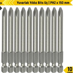 Resim Gfb Yuvarlak Yıldız Bits Uç I Ph2 x 150 mm 10 Adet 