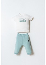 Resim U.s. Polo Assn. Erkek Bebek Yeşil 3lü Takım Yeşil 
