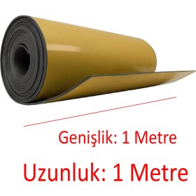 Resim Yapışkanlı Araç Ses Isı Yalıtım Izolasyon Bandı EN:100 cm Kalınlık:5 mm Uzunluk 5 Metre Kauçuk Sünger 