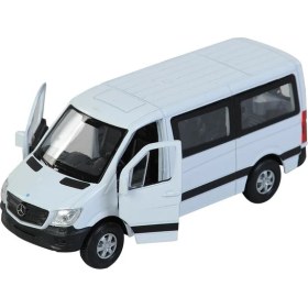 Resim Welly Metal Mercedes Sprinter Minibüs Beyaz 