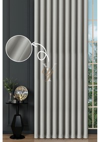 Resim Blackout Fon Perde V-2007 Fil Dişi Fildişi 