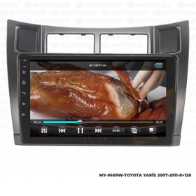 Resim MYWAYY Araç Multimedya Toyota Yaris Android 12 Carplay 4Gb Ram + 64Gb Hdd 2007-2011 Navigasyon Ekran MYW 